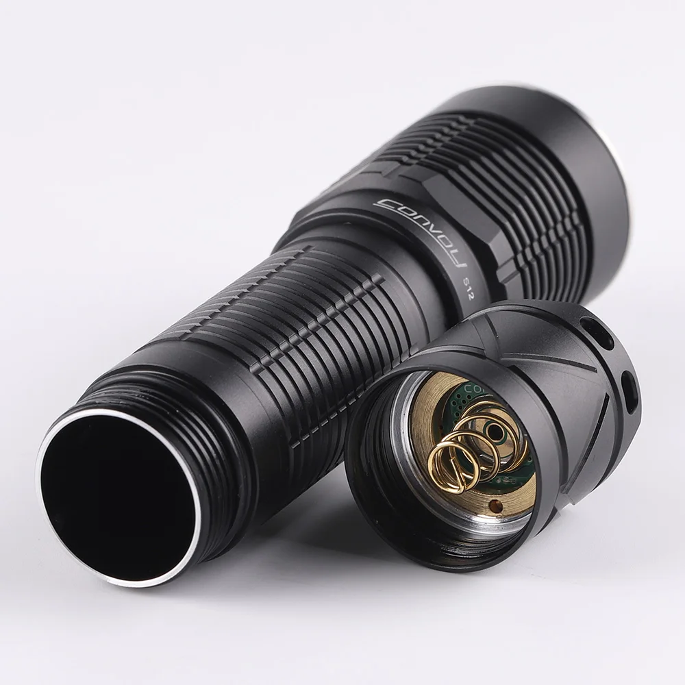 Convoy S12 UV 365nm Flashlight with ZWB2 Filter 21700 Linterna Led High Powerful EDC Torch Flash Light Portable Lanterna