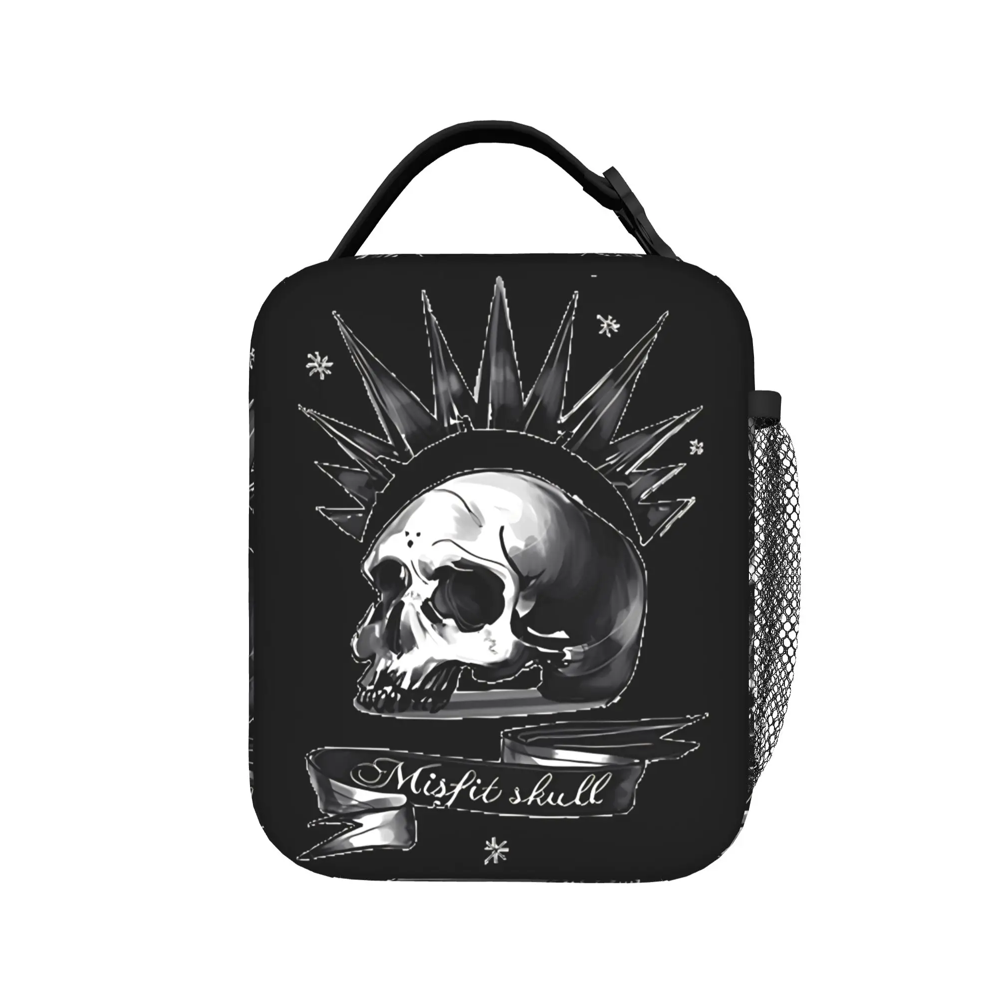 Life Is Strange Skull Insulated Lunch Bag Leakproof Game Reusable Cooler Bag Tote Lunch Box College  Outdoor Girl Boy