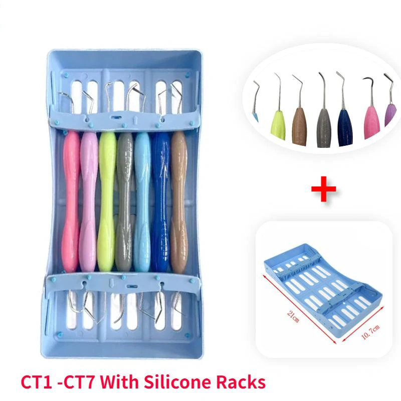 Dental Composite Resin Filling Filler Spatulas Autoclavable Disinfection Rack Dentistry Aesthetic Restoration Tools