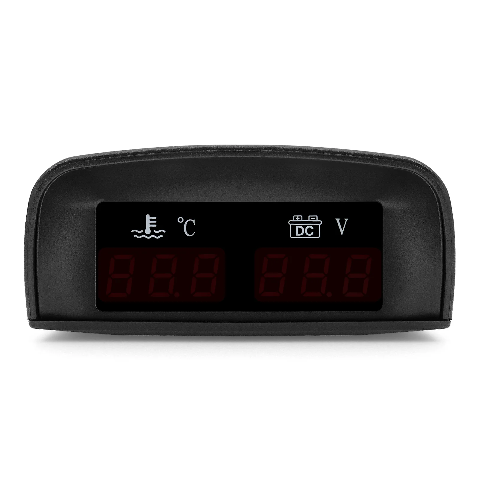 Auto-LKW-Wassertemperaturanzeige Voltmeter 2-in-1-Messgerät mit Wassertemperatursensor und Spannungsmesser für Auto, LKW, Motorrad 12V 24V – Detail 4