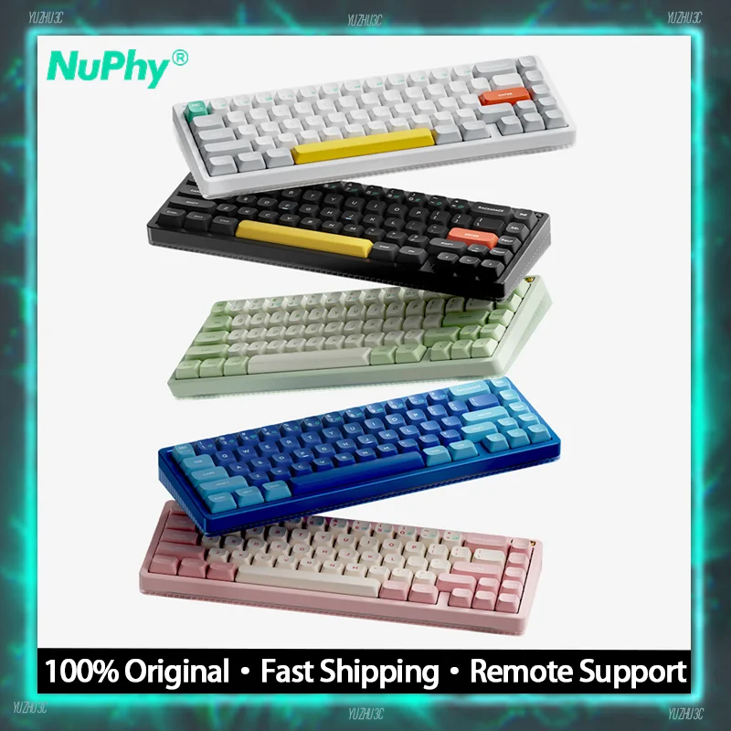 

NuPhy Halo65 V2 Mechanical Keyboard BT 2.4G Connection 1000Hz Low Latency Wireless High Profile Switch Customized Hot Swappable