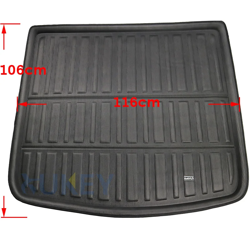 Fit For Ford Edge 2015 2016 2017 2018 Rear Trunk Cargo Mat Tray Boot Liner Floor Carpet Protector Pad Mud Kick