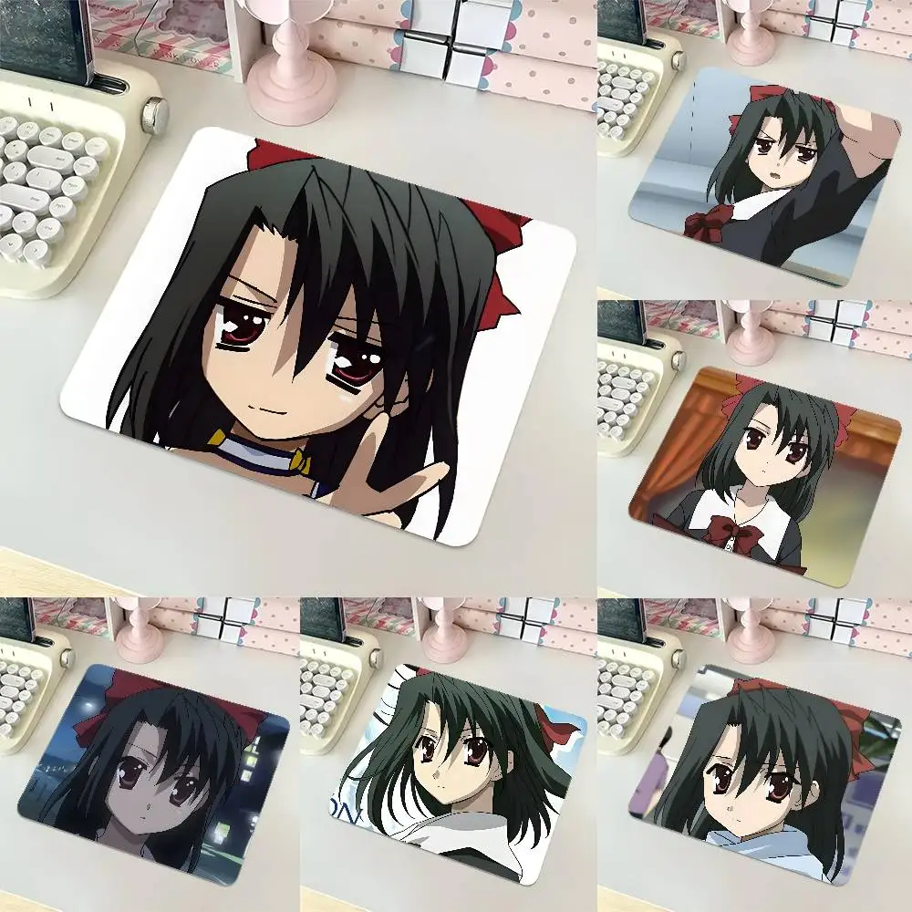 1pc Setsuna Kiyoura Anime Characters Small Mousepad Keyboard Pad Laptop Cushion Non-slip Deskpad