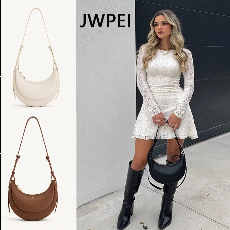 

JW PEI Half Moon Bags Women's Crossbody Commuter Niche Bag Women Exquisite Armpit