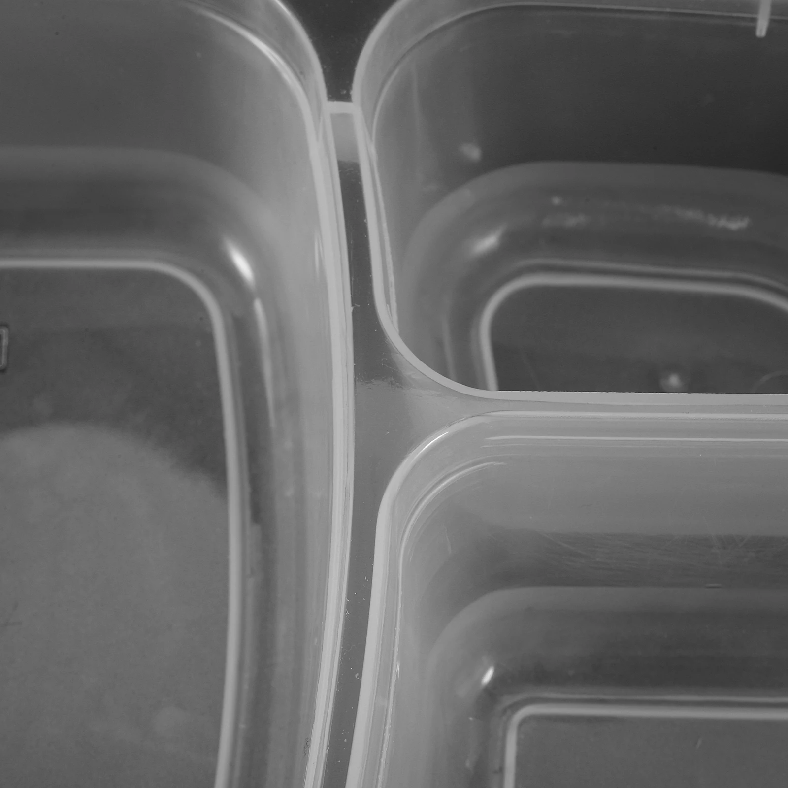 

2pcs Compartment Microwave Safe Plastic Lunch Box Reusable Food Storage Container For Students Workers Kids