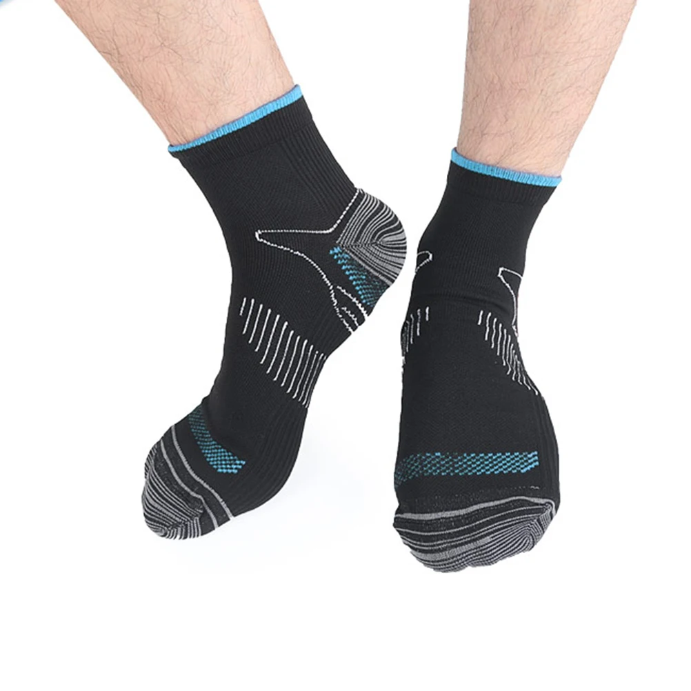 

1Pair Flight Socks Men Anti-Varicose Compression Breathable Sports Socks Size L Improved Blood Circulation No Skid