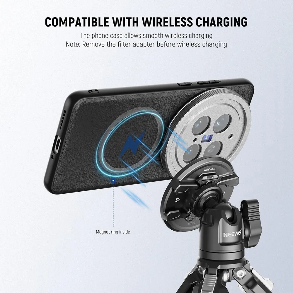 NEEWER Schutzgehäuse für Smartphones, mit 17-mm-Objektivhalterungen und 67-mm-Filteradapter für VIVO X300 ULTRA/PRO – Detail 6