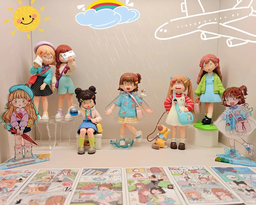 

100% Genuine New Suki My Friends Series Blind Box Cute Model Dolls Ornaments Cartoon Decor Toys Gifts Between Friends
