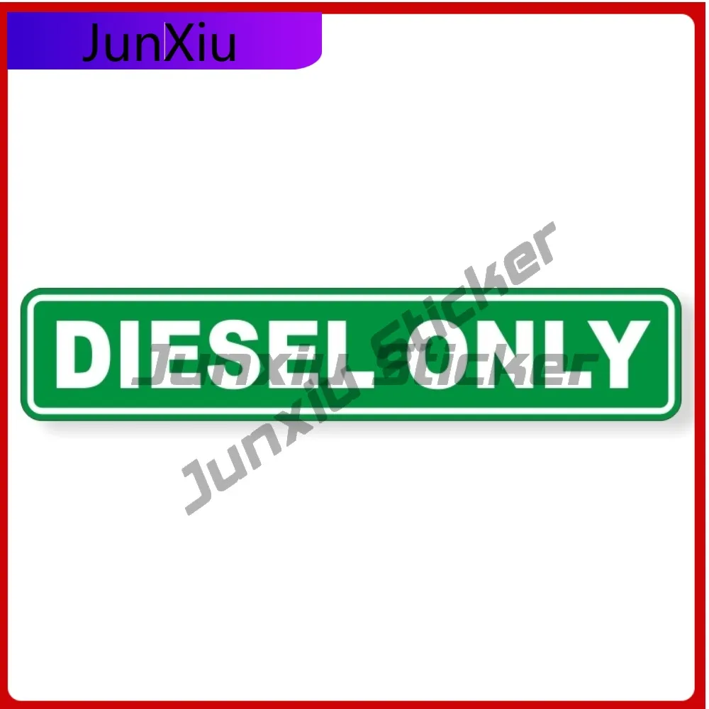 

Diesel Only Vinyl Sticker Anti Scratch Decal Exterior Label Safety Truck Oil Gas Fuel Green Marker X 500 Motorcycle Stickers Pvc