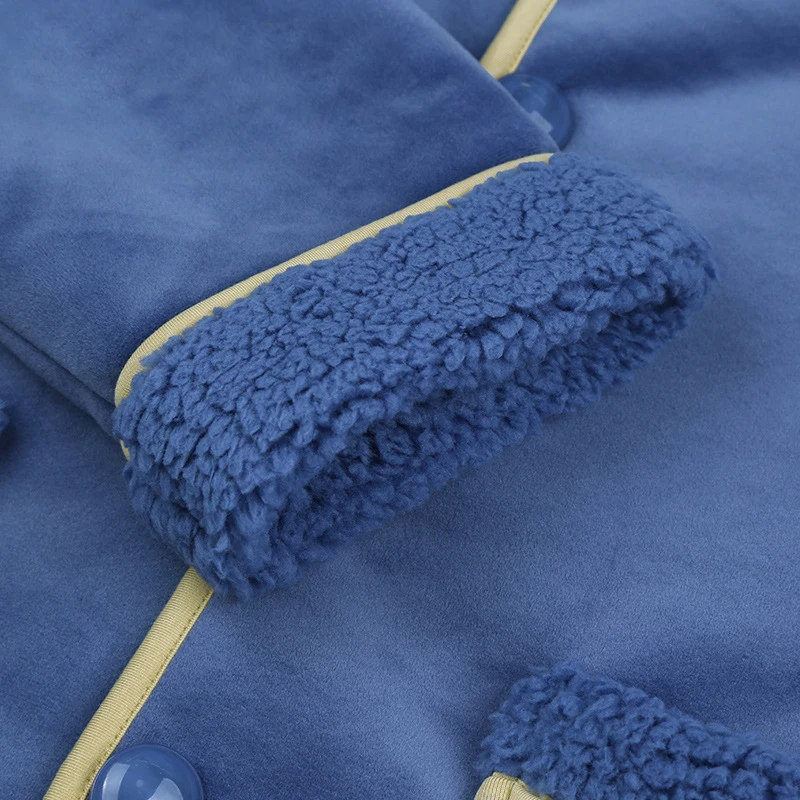 Newest Men's Winter Thicken Warm Berber Fleece Pajamas Sets Male Long Sleeve Plus Size Pajamas Sleepwear Homewear Casual Pyjama