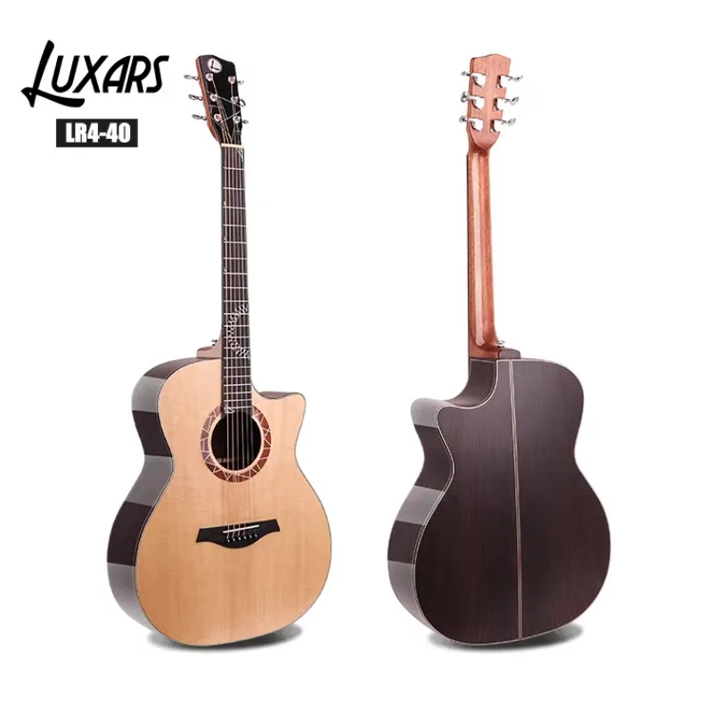 Wholesale/OEM Grade High-end 40inch All Solid Acoustic Guitar for Sale
