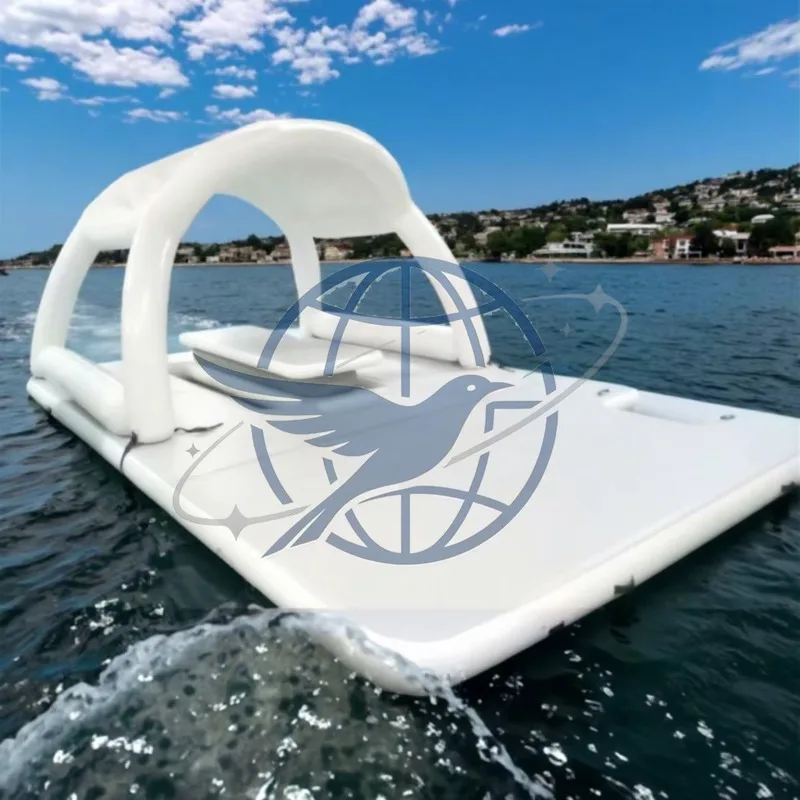Floating Inflatable Tent Water Party Dock Platform for Sea Lake Water Inflatable Water Amusement Facilities
