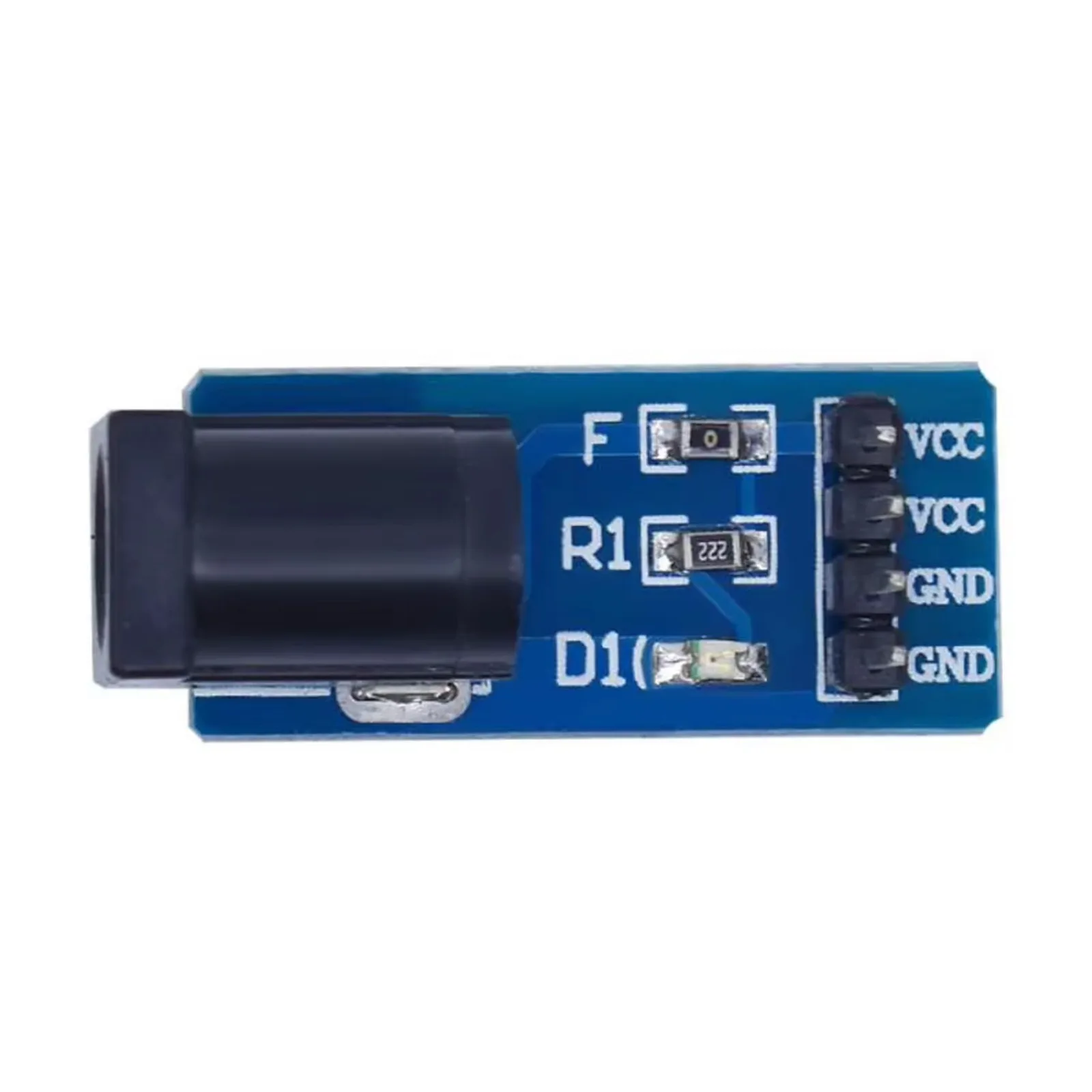 10Pcs DC Power Supply Module 5.5x2.1mm DC Switching Board 2 Way VCC GND Output for Electronics Projects