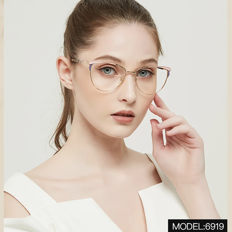 

Meeshow Design Women Reading Glasses Anti blue Light CR-39 Resin Aspheric Glasses Lenses Lunettes Lesebril Cat Reader+2.00 Lady