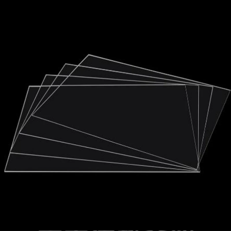 Transparent Plastic PET Hard Board Thickness 0.2mm-2mm Insulation and High Temperature Resistance  Size 210x297mm