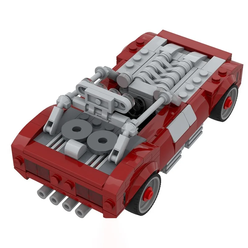 274 قطعة MOC Piledriver العجلات الساخنة مسرعات مدينة نموذج اللبنات العمارة تجميع لتقوم بها بنفسك لعبة الطوب هدية الكريسماس للأطفال #2