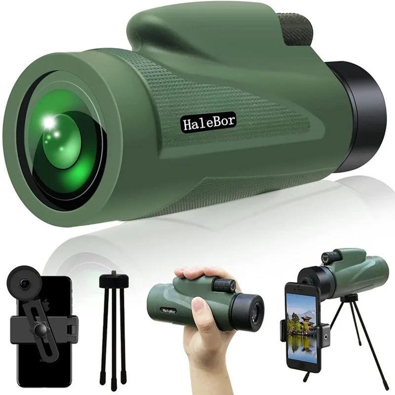 

Large eyepiece 12x50 single tube high-power high-definition telescope suitable for outdoor sports and bird watching