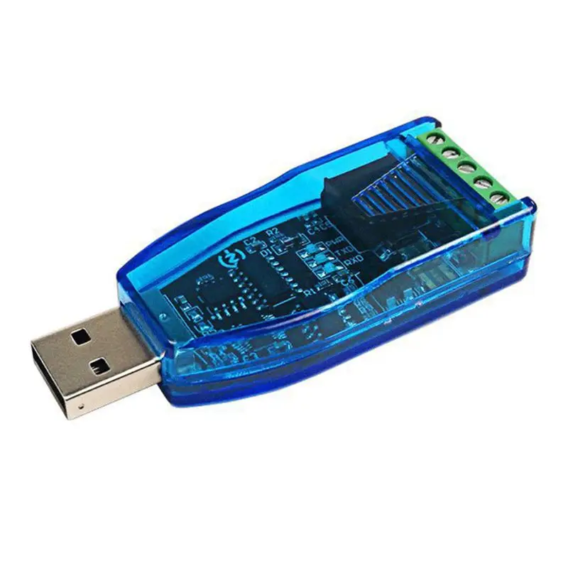 Adaptador convertidor USB a RS485 industrial protección integrada comunicación rápida