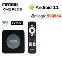 Mecool KM2 Plus 4K TV Box Amlogic S905X4 Android 11 TV Box Google Netflix Certified 2GB 16GB Support USB3.0 SPDIF BT5.0