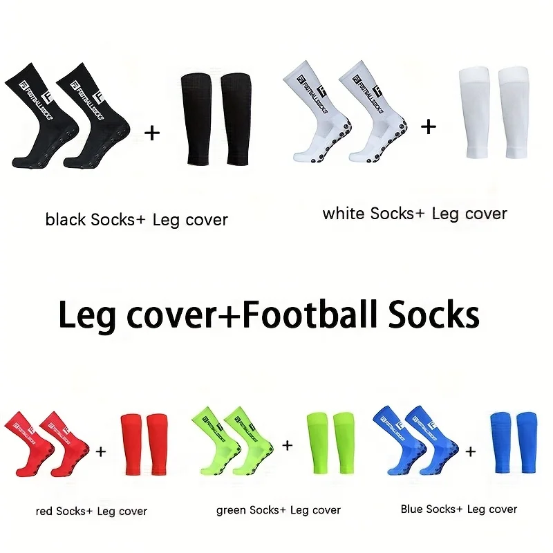 Non Slip Football Socks Mens Friction Gasket Tube Running Ice Snow Hiking Sports Over Knee Stockings Basketball Socks