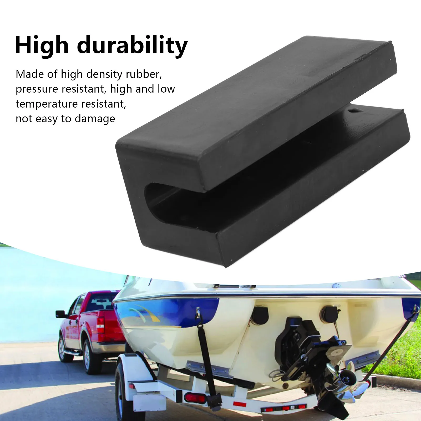 Boot Transom Saver Gummi Bootsmotor Motorunterstützung für Außenbordmotoren mit hydraulischen Neigungssystemen