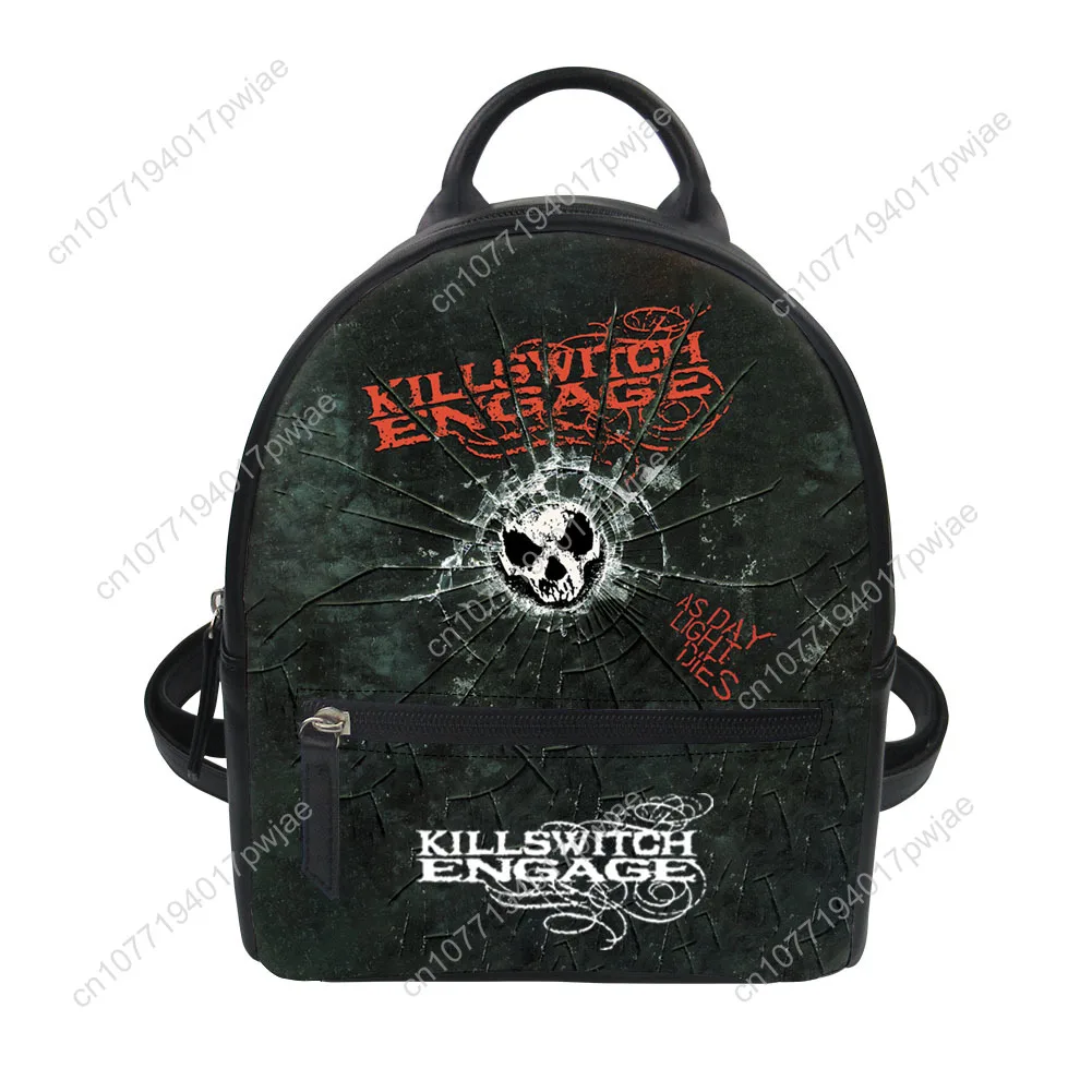 Killswitchs Engages Band Custom Mini Small Backpack Purse Carter Schoolbags Double Shoulder Bag Mini Daypack Leather Travel Bag