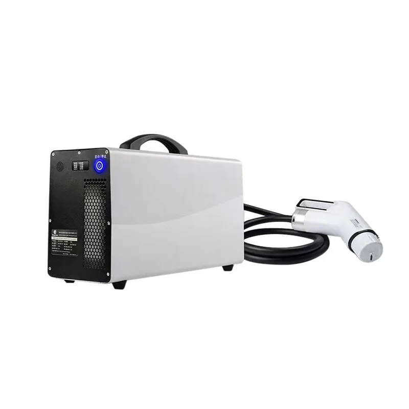 Movable DC 7kw Fast EV Charger 20kw Handheld Type Portable  GBT CCS Plug    Vehicle    Station