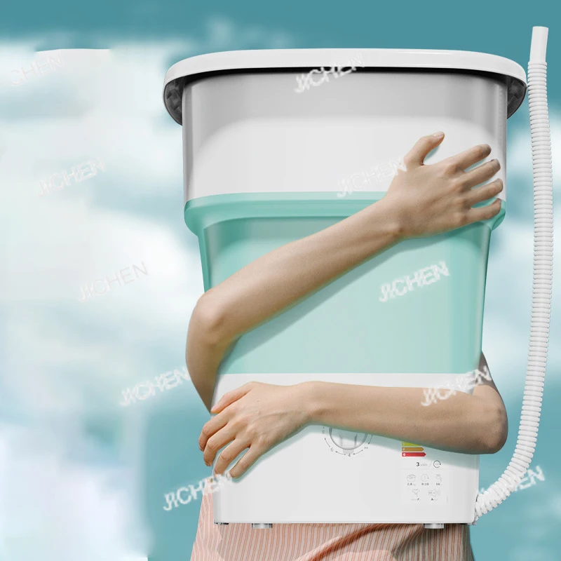 

Маленькая мини-автоматическая стиральная машина, бытовая портативная складная стиральная машина большой емкости 52 л