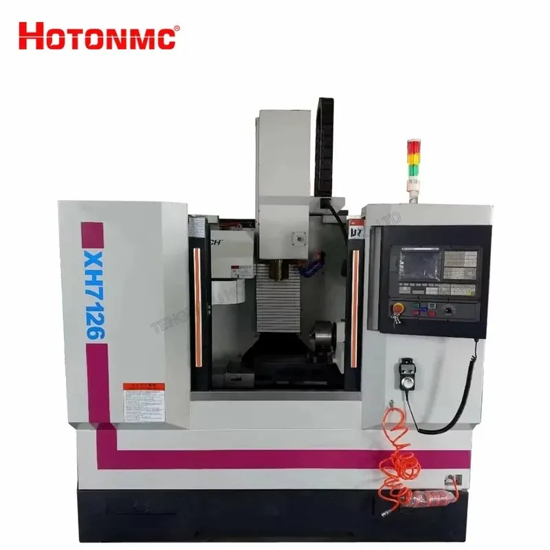 Hot Sale Mini XK7126 CNC Milling Machine Single Spindle Vertical with Control System and BT40 Taper Competitive Price