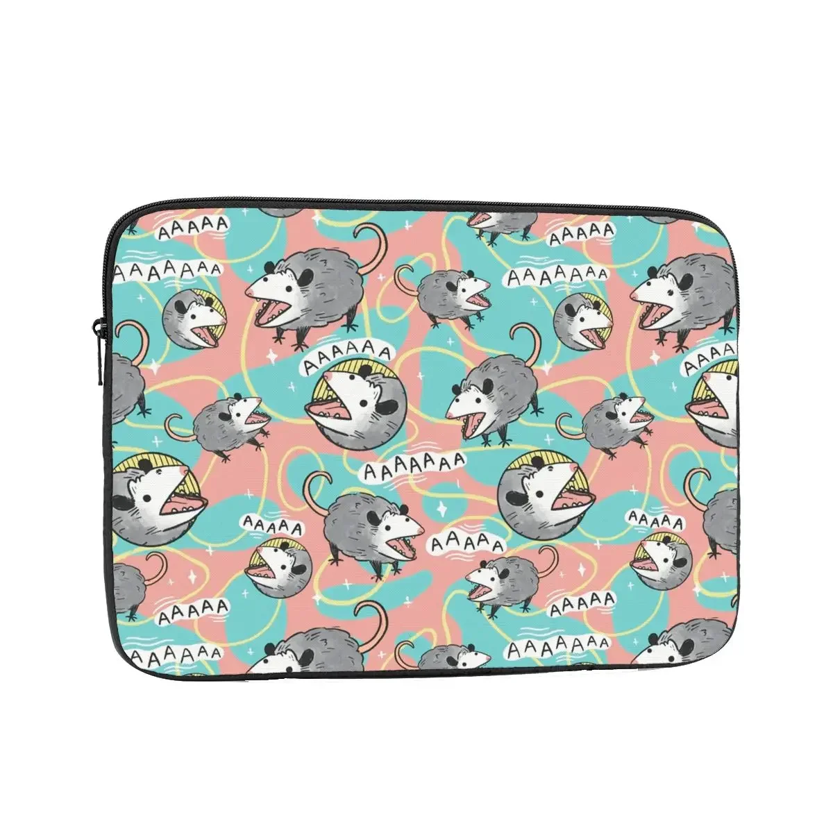 Opossum Screm Pattern Laptop Bag Case 12 13 15 17 Inch Notebook Bag Sleeve Possum Animal Tablet Shockproof Case Bag