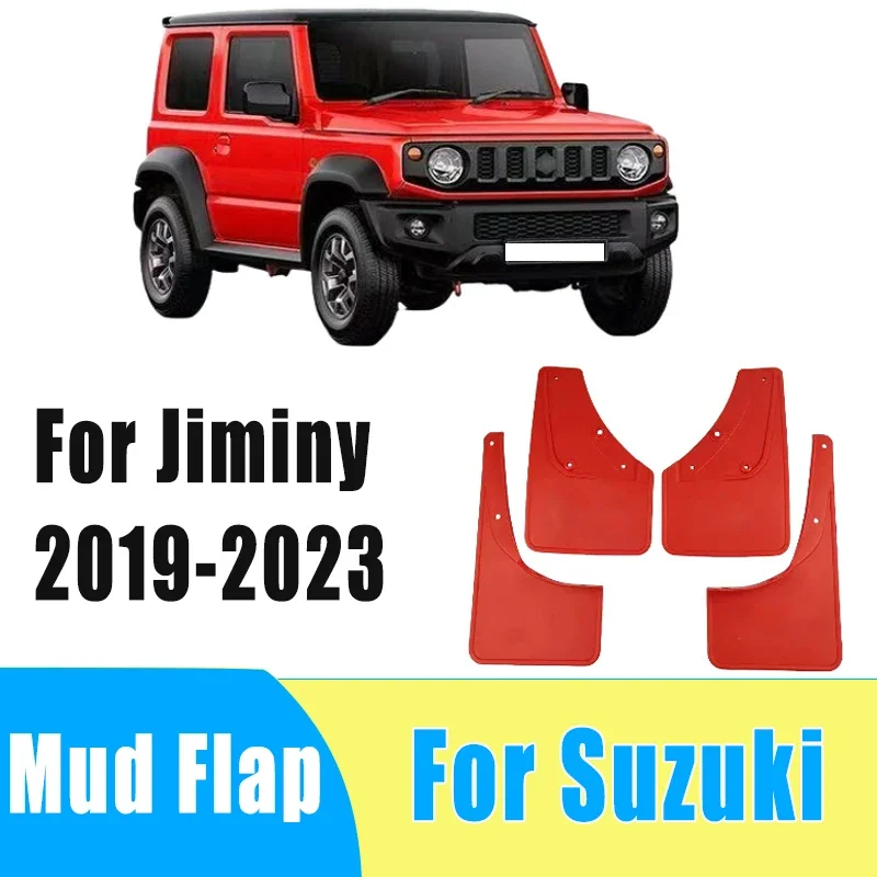 

4pcs Auto Tire Mudguard Waterproof Prevent Mud Splashing Car Mud Flap Fender Trim Accessories For Suzuki Jiminy 2019-2023 2022