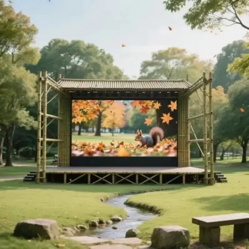 P3.91 Outdoor LED Display Cabinet, Die-cast Aluminum Hard Connection Panel for Stable Outdoor Commercial Advertising Operation