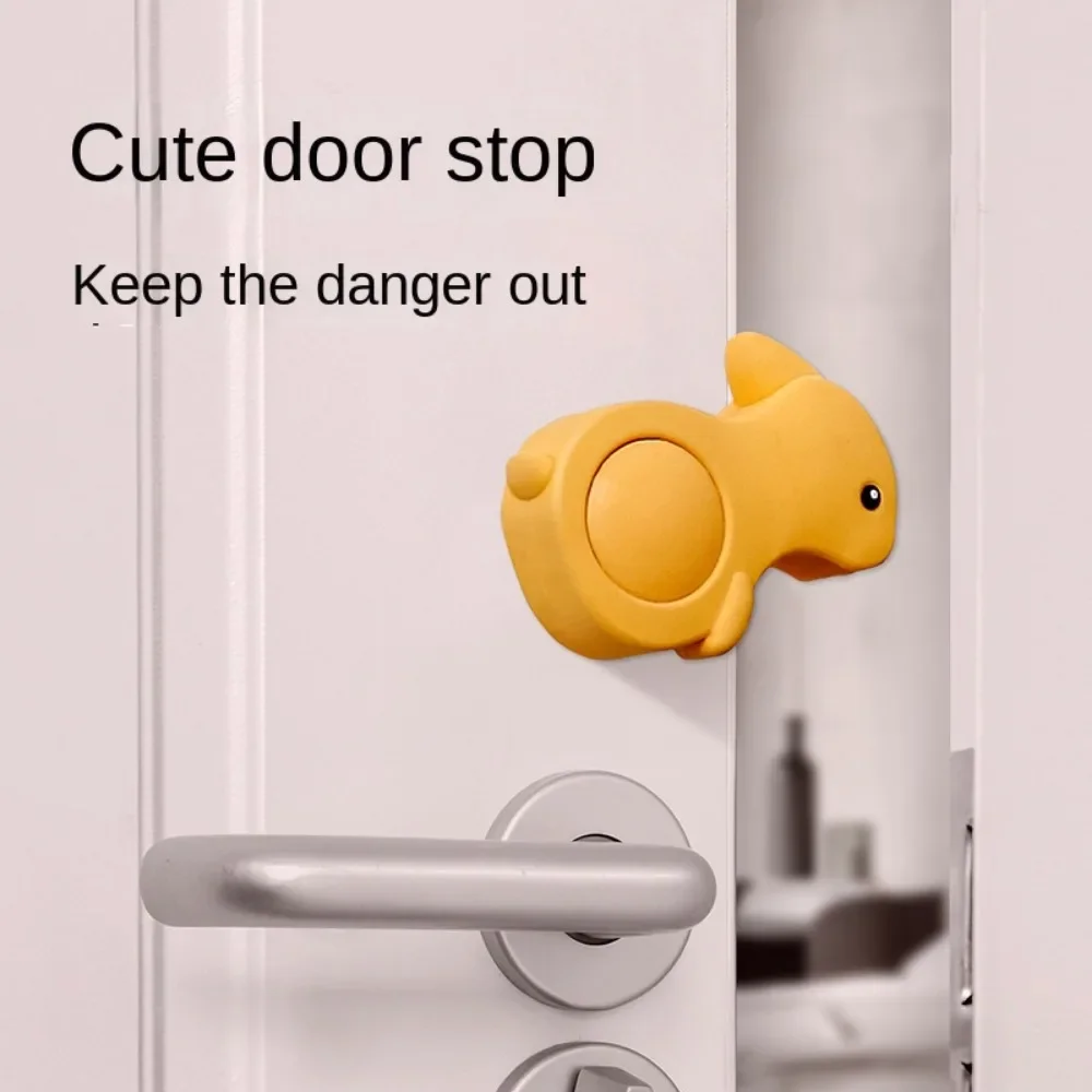 Child Safety Door Card, Silicone Cartoon Anti Pinch Handguard, Baby Safety Door Stopper