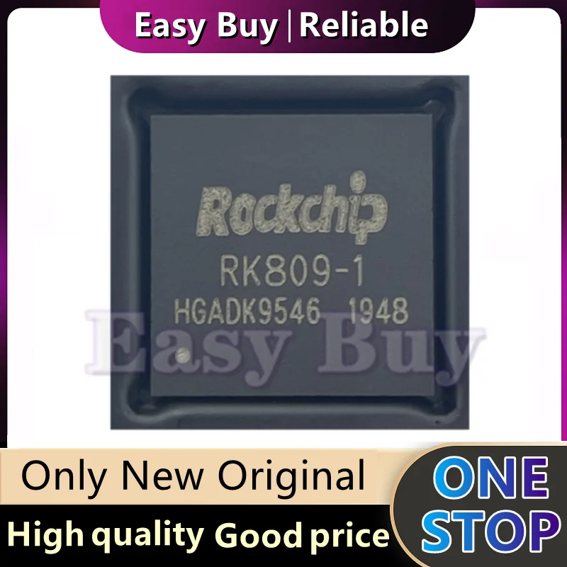 1 قطعة/الوحدة جديد الأصلي RK809-1 RK809 بمناسبة RK809-1 التغليف QFN68 إدارة الطاقة IC رقاقة ترميز الصوت