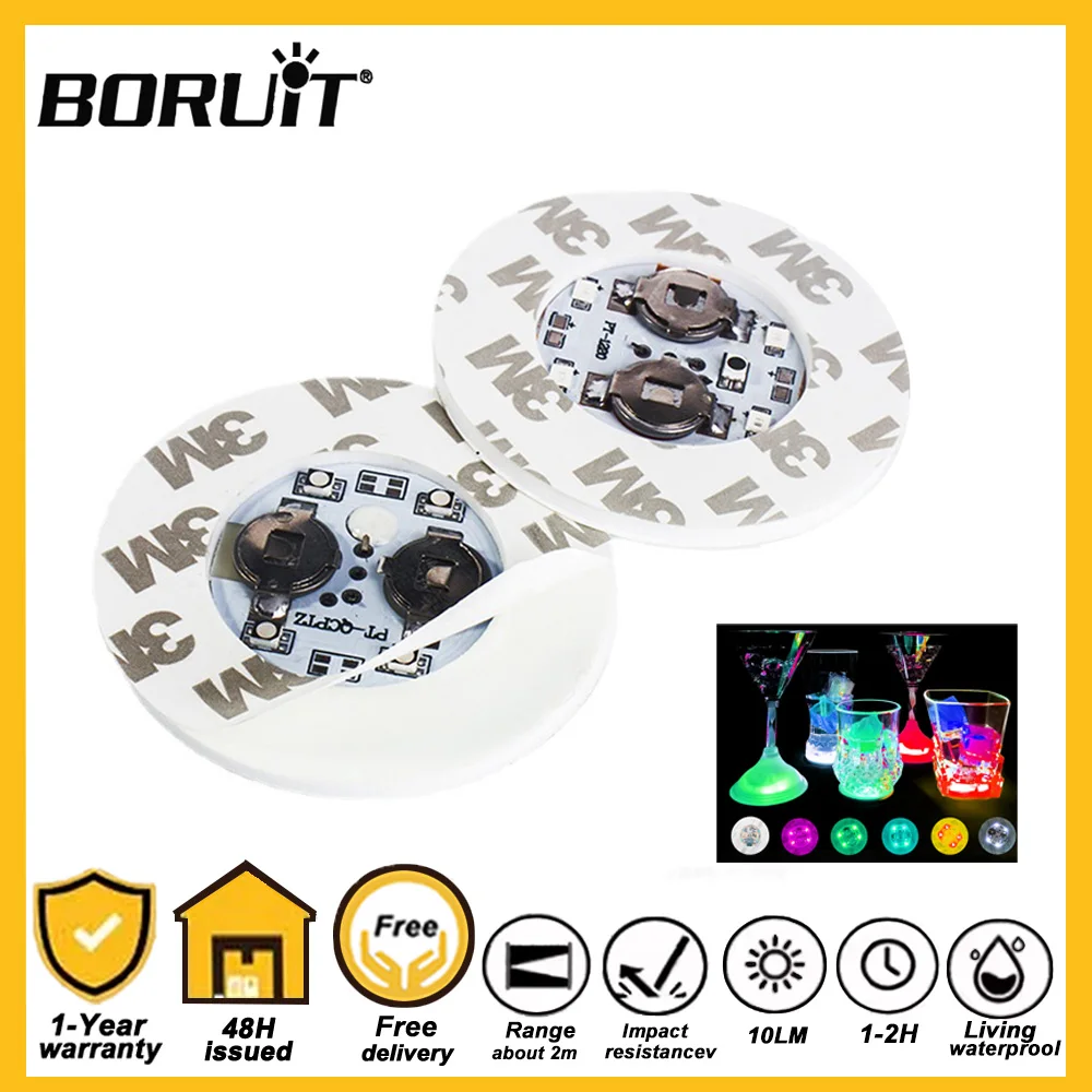 

Светодиодные светящиеся подставки-наклейки для бокалов и стаканов: идеально для вечеринок, свадеб, Рождества, дома и пабов. Мигающие светящиеся коврики для напитков.