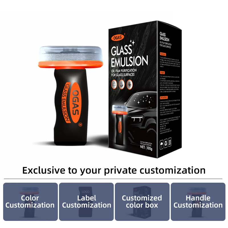 OGAS الزجاج النفط فيلم تنظيف فرشاة الزجاج الأمامي النفط فيلم طلاء تنظيف لصق السيارات رغوة الأنظف دون الإضرار الزجاج جديد