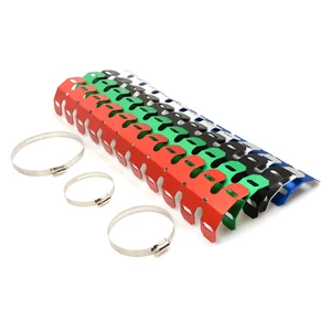 Für Honda XR250 XR200 XR600 XR650R XR 200 250 600 650 Universal Escape Rohr des Wärmebildschilds Silence Silence Schildabdeckung 6 Hauptverkauf XR Auspuff 200 - №2