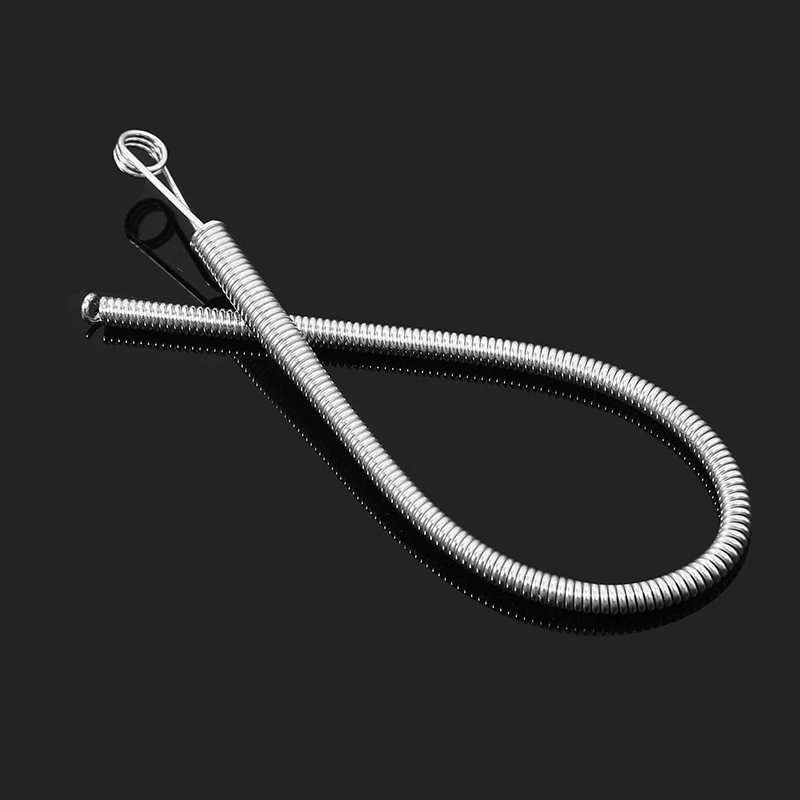 Biegsamer Feder-Kordelzug, Kordelzug-Clip, Hosen, Kapuzenpullover, elastisches Band, Spitzenkordel, flexibler Kordelzug, DIY – Detail 9