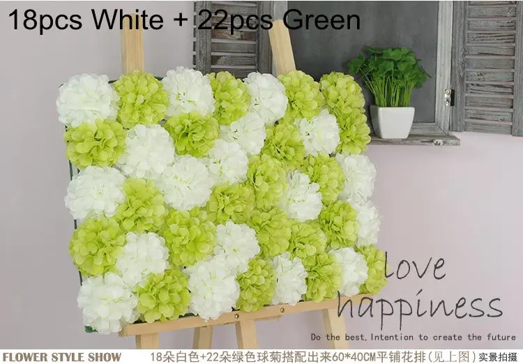 قوس حائط كبير من زهور الأقحوان الاصطناعية ، 11 سنتيمتر ، زهور وهمية ، لعمل إكليل الزفاف ، أبيض #3