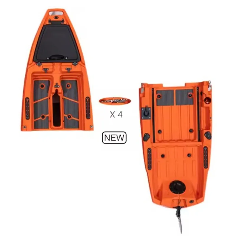 Single Seat Modular Kayak model Can be Switched with Double Seats Fishing kayak