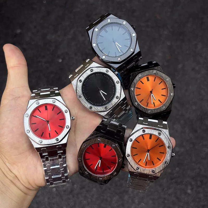 

Модные брендовые мужские часы, водонепроницаемые светящиеся часы из нержавеющей стали для мужчин, повседневные кварцевые мужские часы с датой недели, Reloj