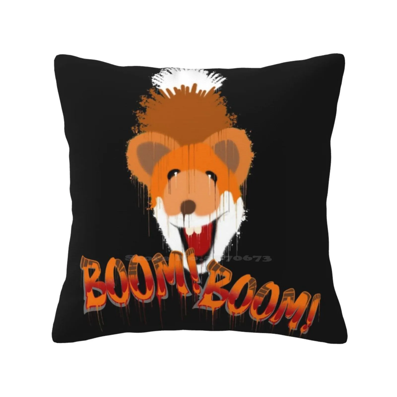 Basil Brush Bedroom Office Hug Pillowcase Kids Tv Basil Brush Retro Fox Funny Boom Boom Vintage Graffiti Street Wear