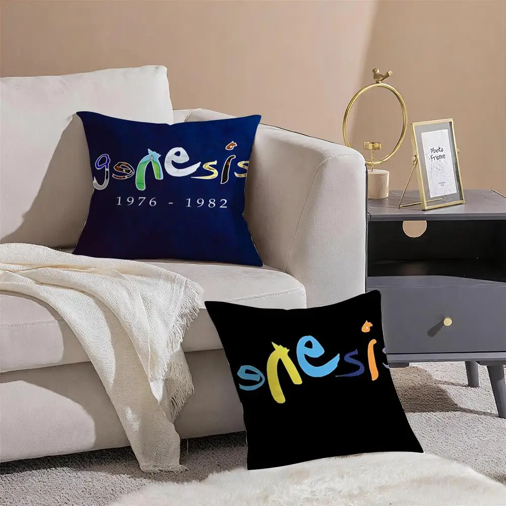 band epic G-Genesis Cushion Cover Throw Pillow Cover Hidden Button Durable Polyester Chair Cushion