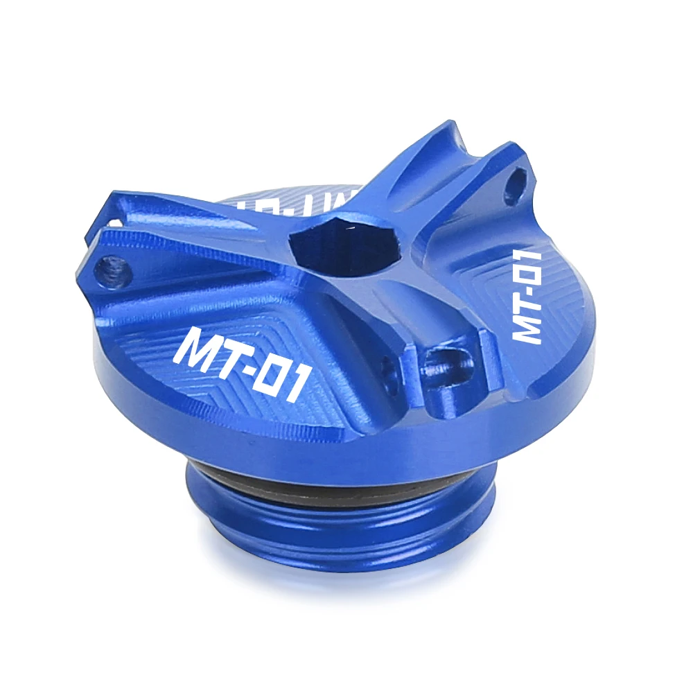 

MT-01 MT01 MT 01 Accessories Motor Engine Oil Filler Cap Oil Plug Cover For Yamaha MT - 01 2005-2011 2010 2009 2008 2007 2006