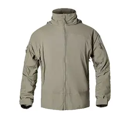 Cold proof warm keeping PCU L5 grey Navy Seal style CAG mountaineering Tactical jacket Men Hoodie Light Zipper with nylon