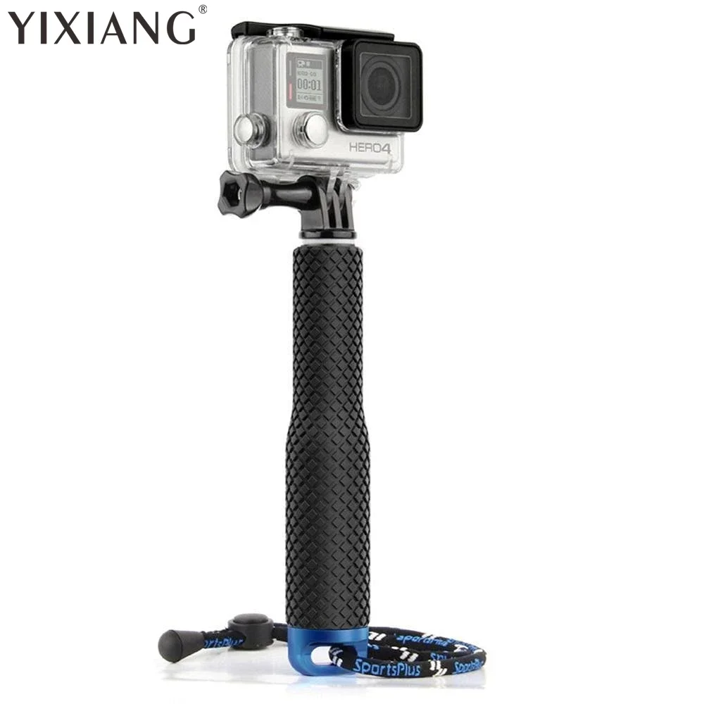 Aluminum Extendable Pole Stick Telescopic Handheld Monopod with Mount Adapter for GoPro Hero 4 3+ 3 2 SJ4000 Xiaomi Yi