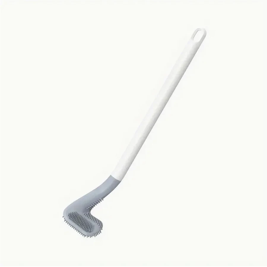 soft toilet brush, long handle golf toilet brush, with soft brush head and long handle, used for bathroom, toilet, sink image 6