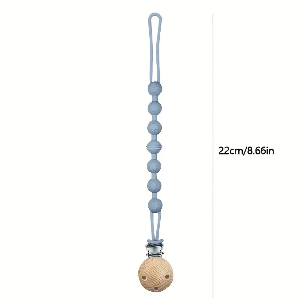 

Милый детский зажим для соски, пищевой силиконовый браслет, цепочка для прорезывания зубов, анти-потерянная, устойчивая к высоким температурам цепочка для соски, детская игрушка