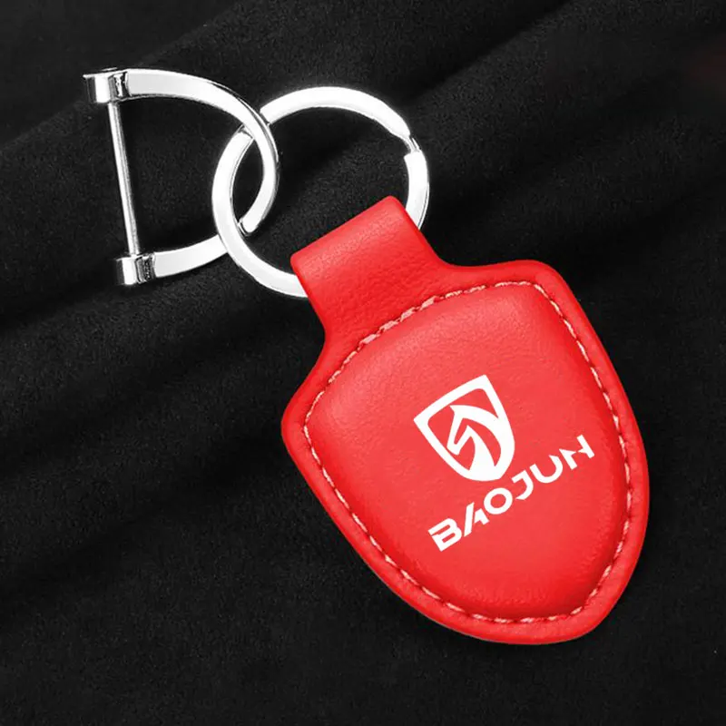 

For Baojun Car keychain creative decoration key circular ring lock buckle pendant Old label Baojun 510 730 360 560 RS-5 530 630