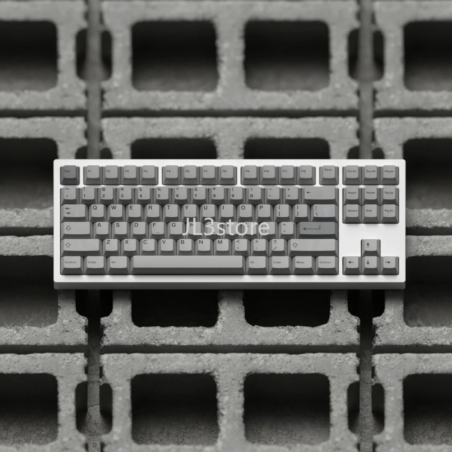 Minimal Ash Cement Ash PBT Sublimation Original Height 64 68 980 75 87 Customized Keycaps